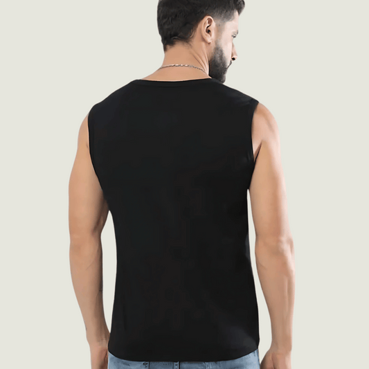 FRAGMENT Rider’s Code Black Cotton Muscle Tee