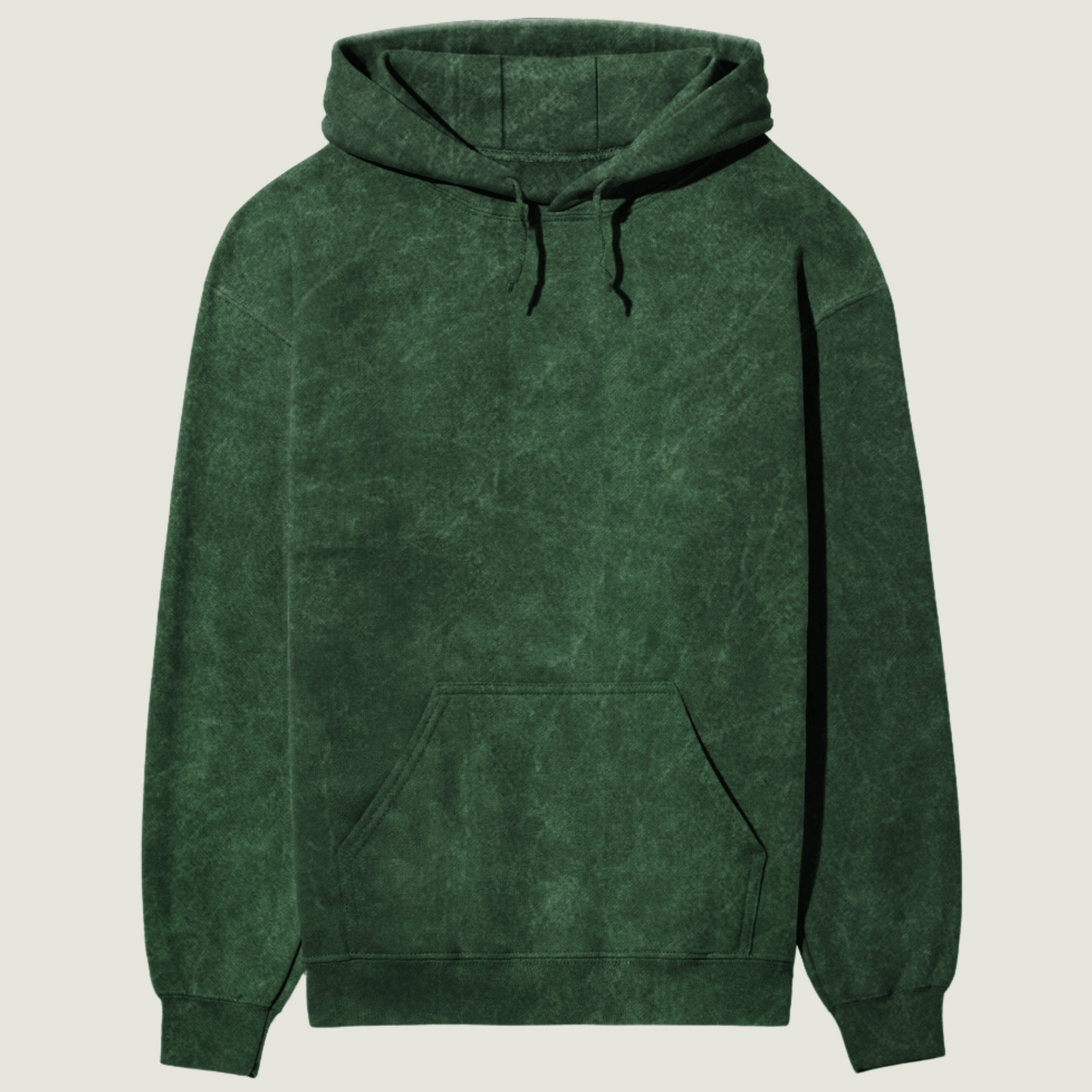 FRAGMENT Acid Wash Bottle Green Cotton Hoodie