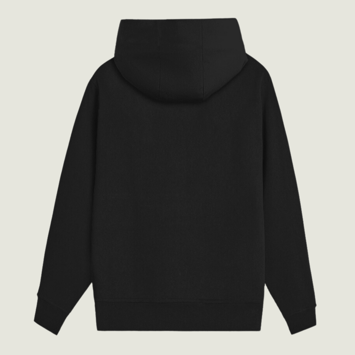FRAGMENT Heavyweight Black Zip-Up Hoodie
