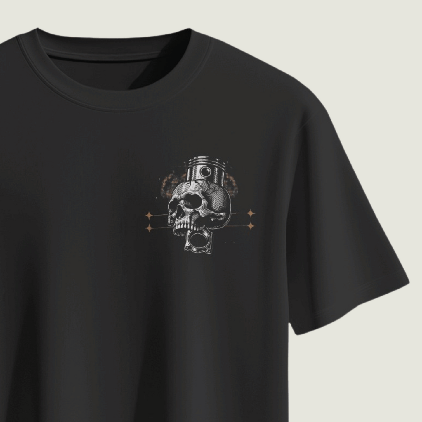 FRAGMENT Rider’s Code Black Supima Classic Fit Tee