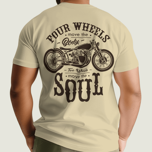 FRAGMENT Rider’s Code Beige Supima Classic Fit Tee