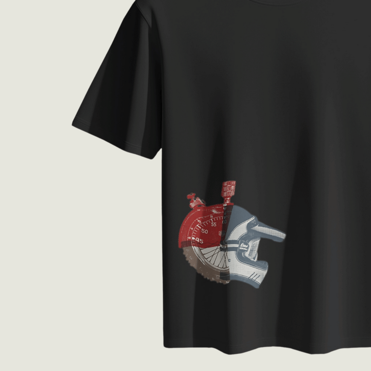 FRAGMENT Rider’s Code Black Supima Classic Fit Tee