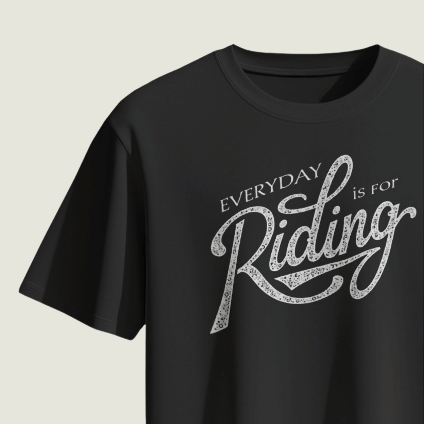 FRAGMENT Rider’s Code Black Supima Classic Fit Tee