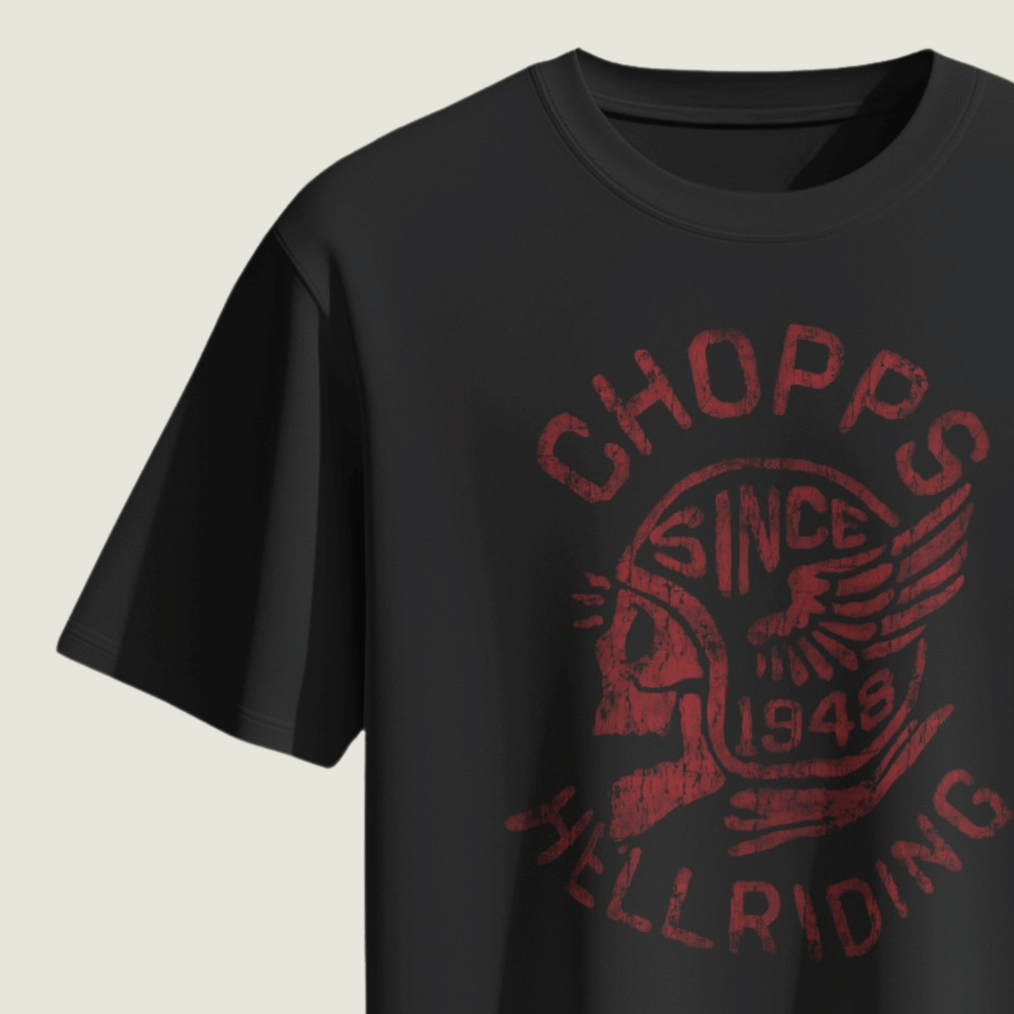 FRAGMENT Rider’s Code Black Supima Classic Fit Tee