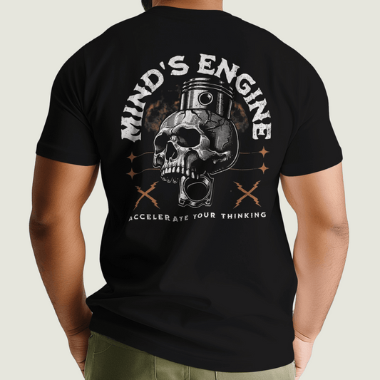 FRAGMENT Rider’s Code Black Supima Classic Fit Tee