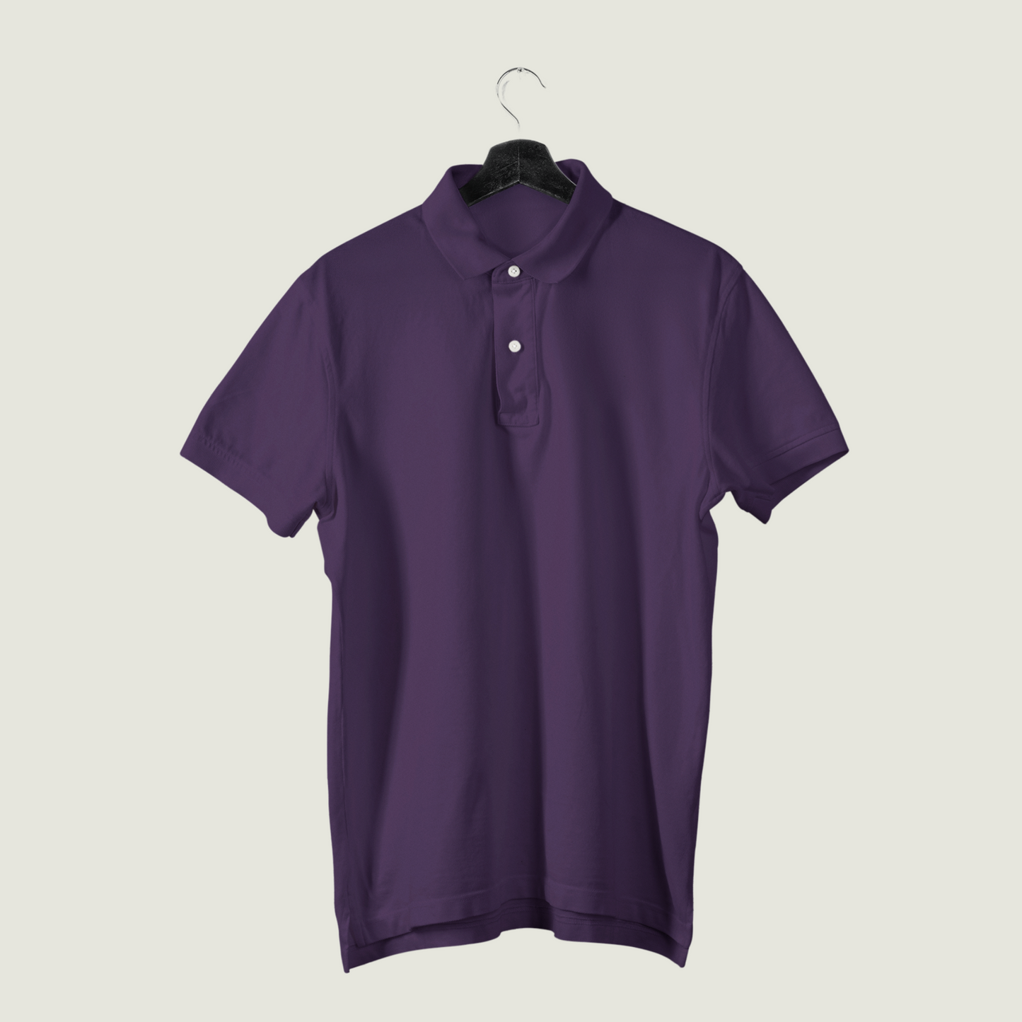 FRAGMENT Classic Grape Cotton Polo Shirt