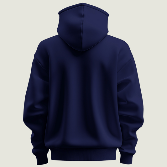 FRAGMENT Heavyweight Oversized Navy Hoodie