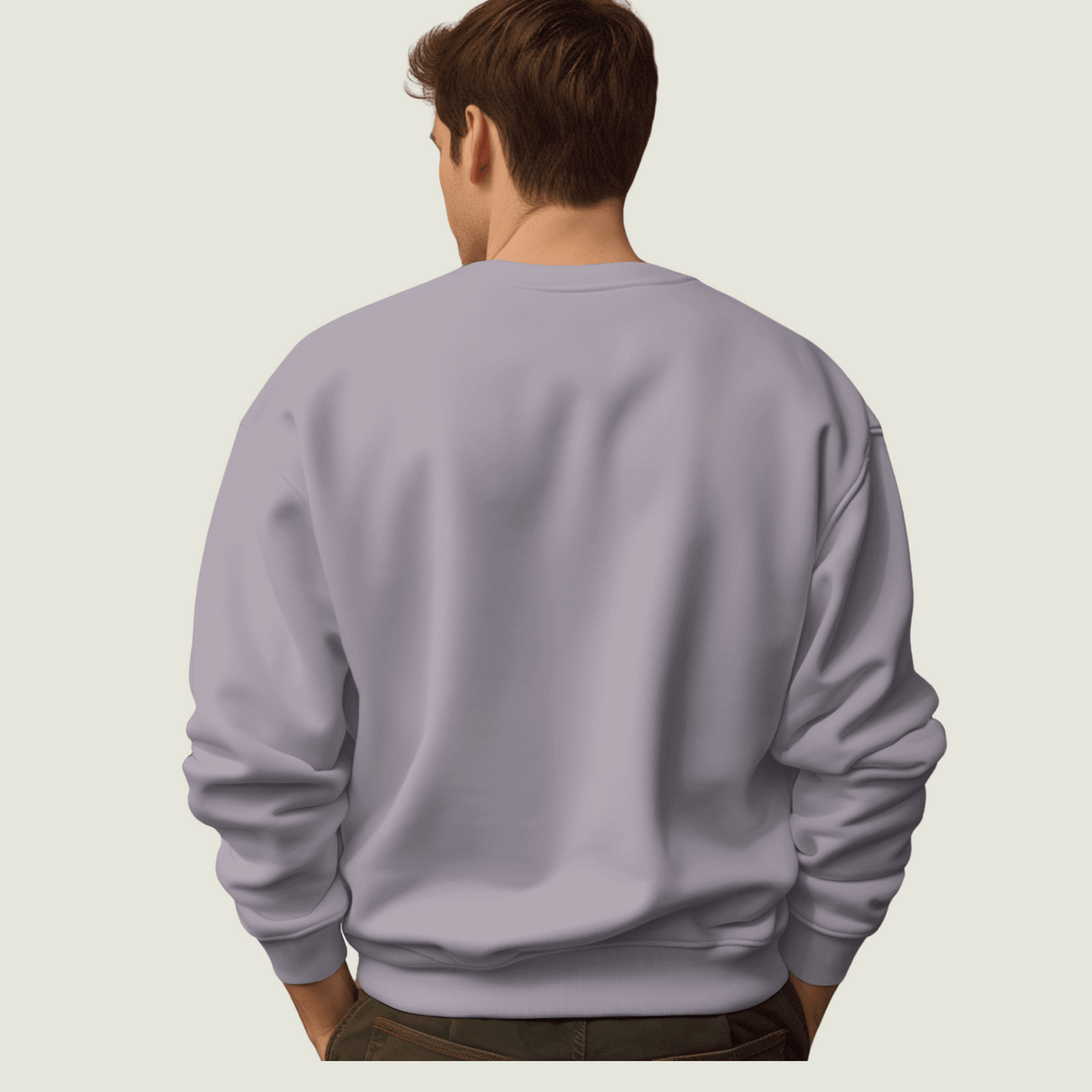 FRAGMENT Heavyweight Oversized Pastel Blue Sweatshirt