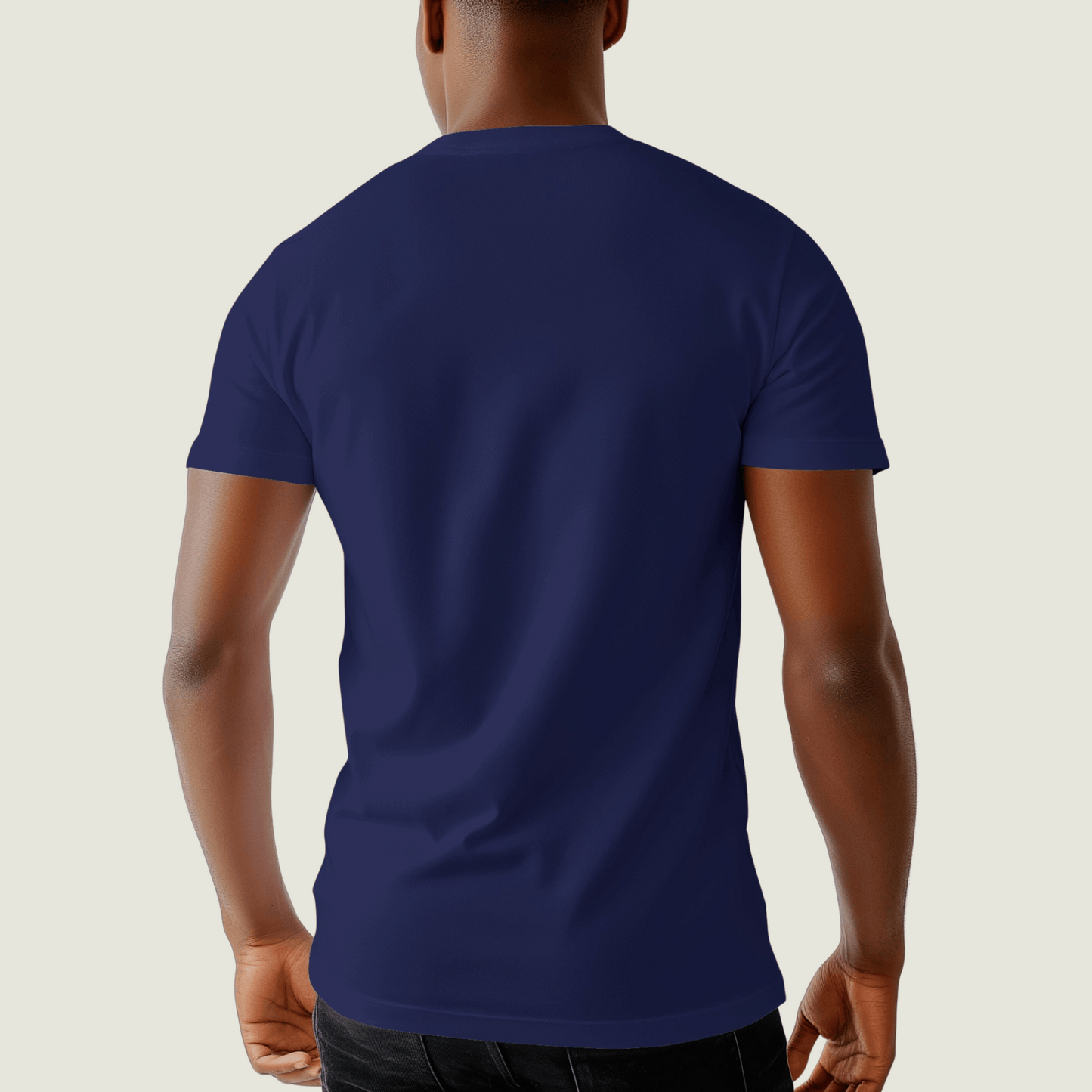 FRAGMENT Navy 100% Supima Cotton Classic Fit Tee