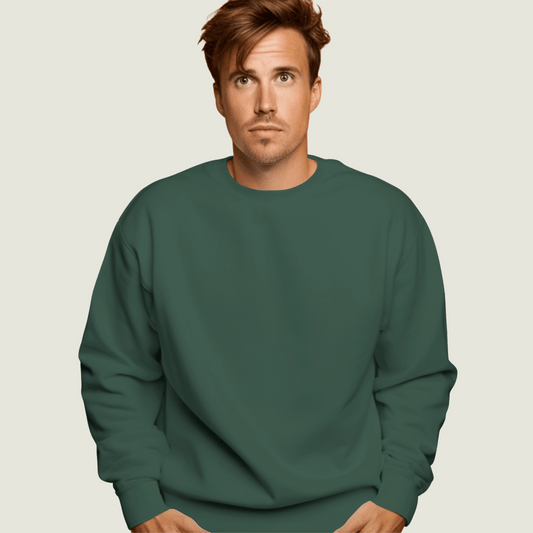 FRAGMENT Heavyweight Oversized Bottle Green Sweatshirt