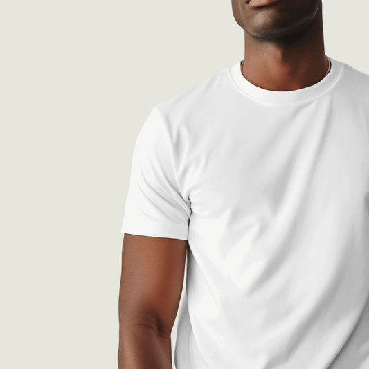 FRAGMENT White 100% Supima Cotton Classic Fit Tee