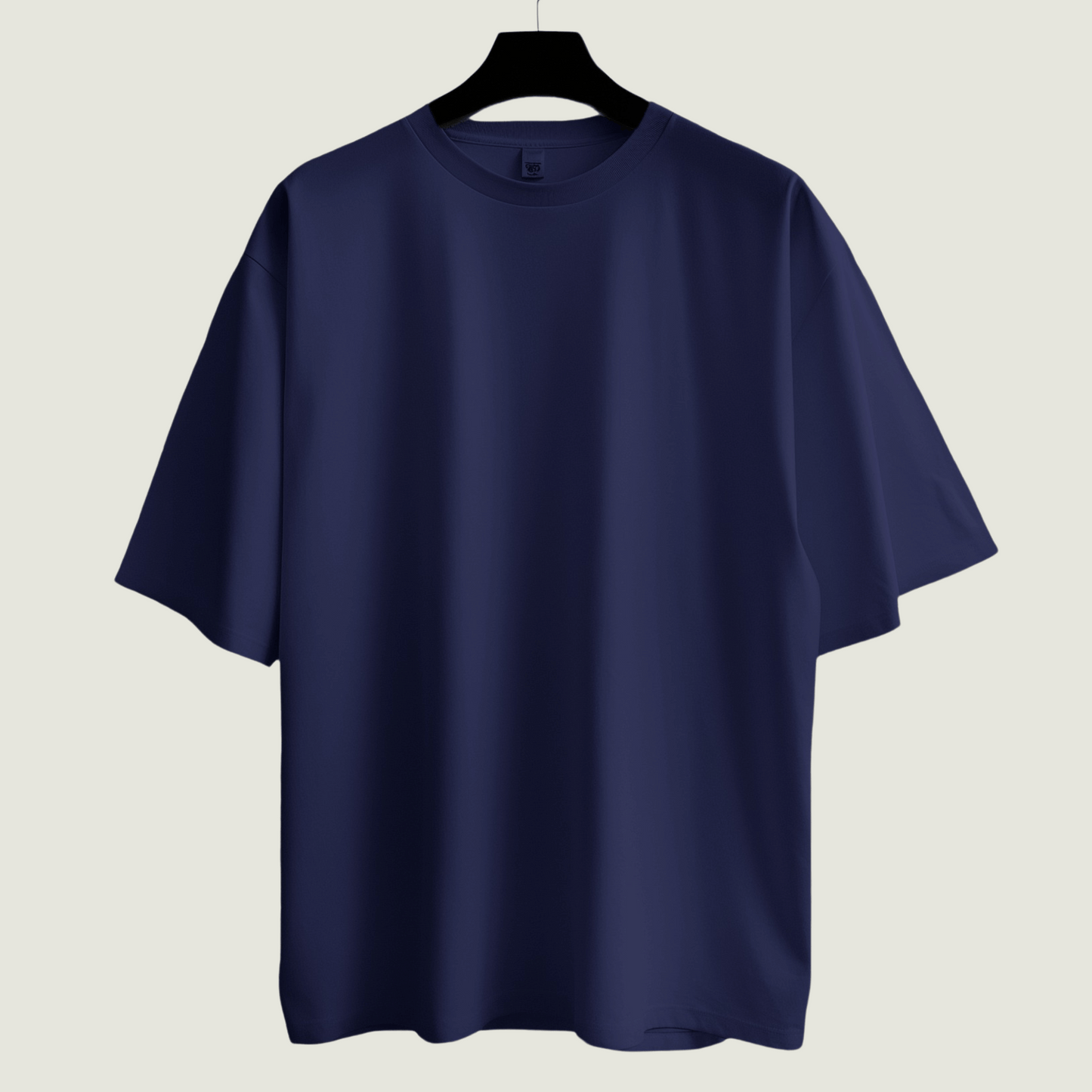 Oversized Solid Navy Tee