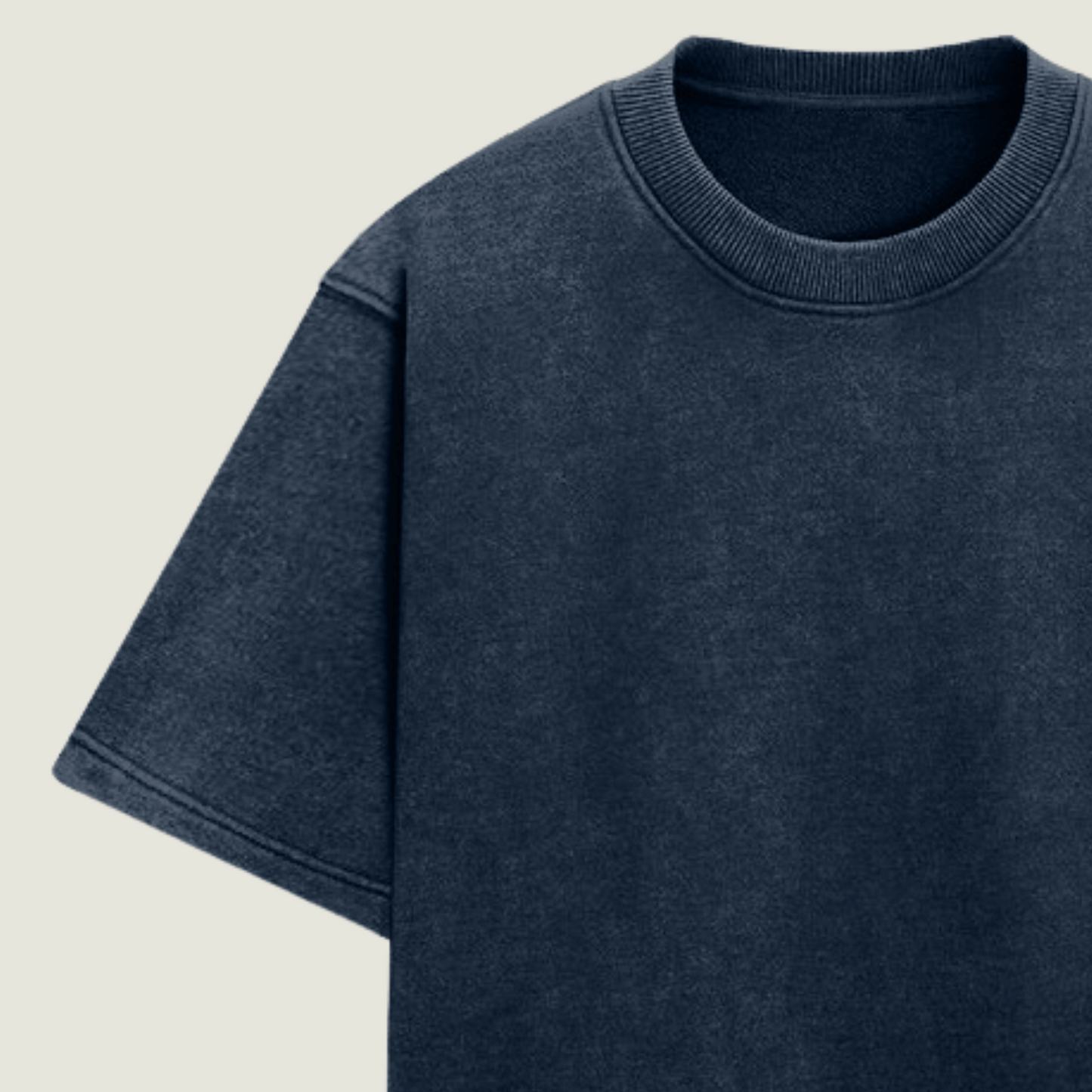 FRAGMENT Oversized Rider’s Code Navy Cotton Tee