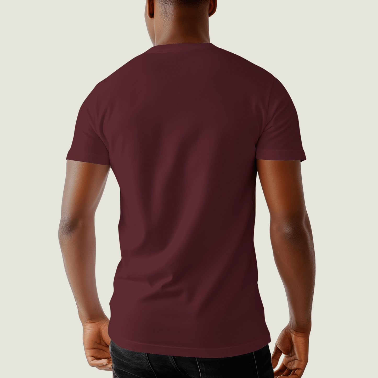 FRAGMENT Maroon 100% Supima Cotton Classic Fit Tee