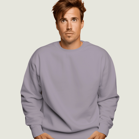 FRAGMENT Heavyweight Oversized Pastel Blue Sweatshirt