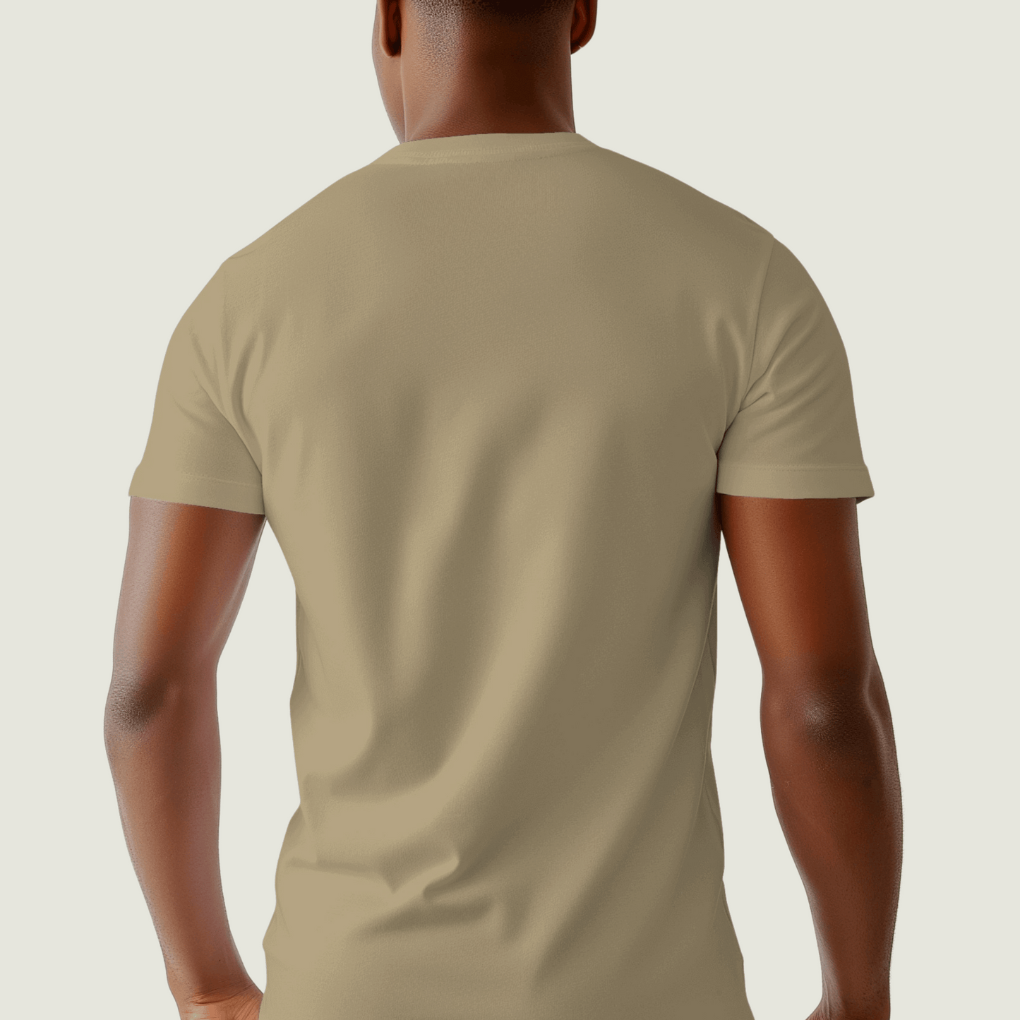 FRAGMENT Beige 100% Supima Cotton Classic Fit Tee