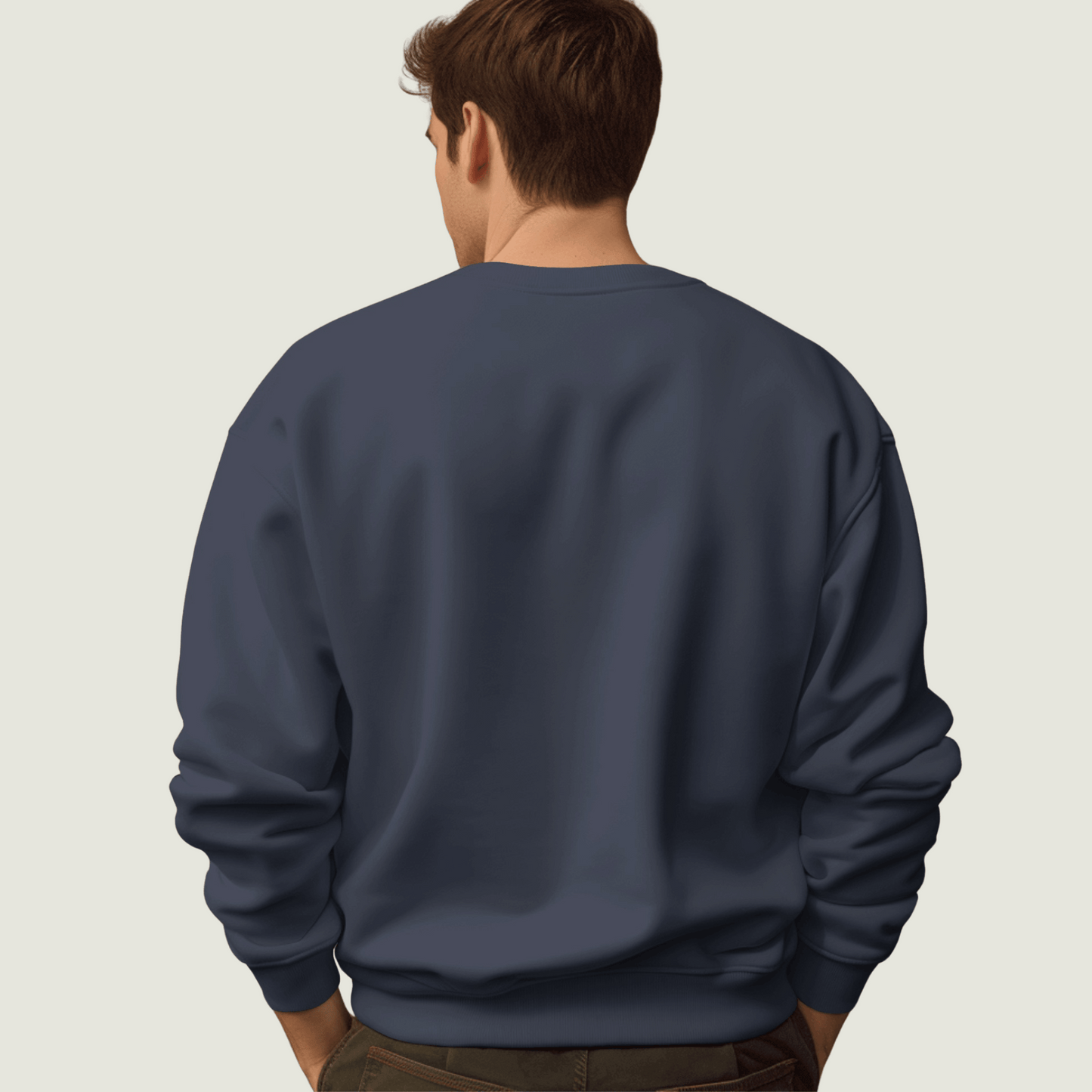 FRAGMENT Heavyweight Oversized Navy Sweatshirt