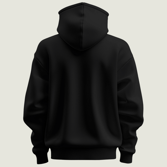FRAGMENT Heavyweight Oversized Black Hoodie