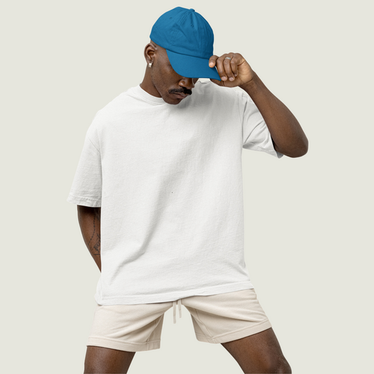 FRAGMENT White Oversized Cultural Motifs Tee