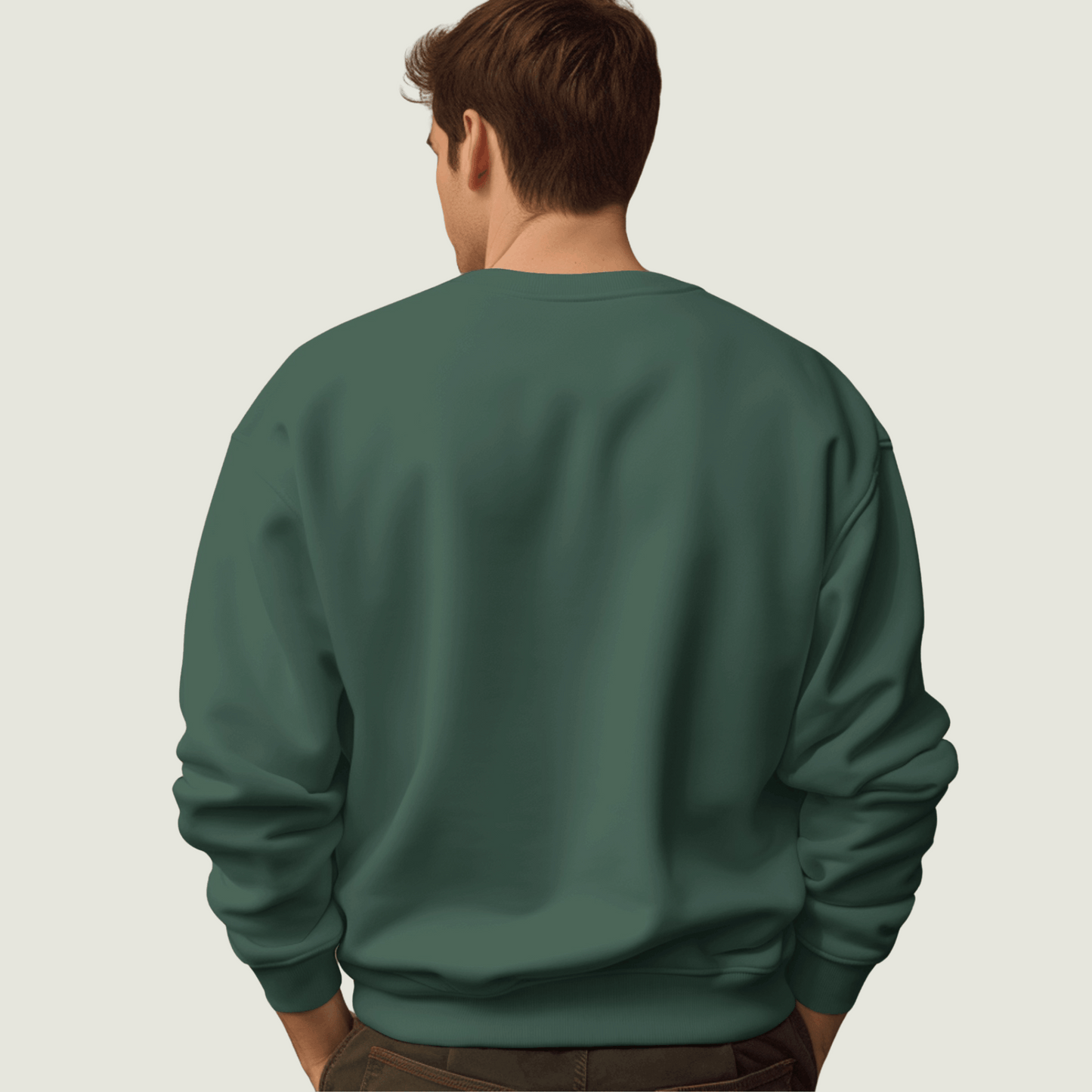 FRAGMENT Heavyweight Oversized Bottle Green Sweatshirt
