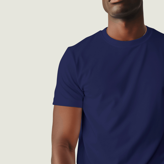 FRAGMENT Navy 100% Supima Cotton Classic Fit Tee