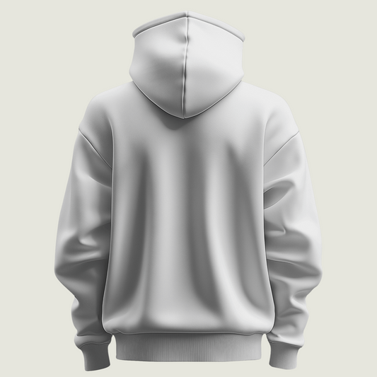FRAGMENT Heavyweight Oversized White Hoodie