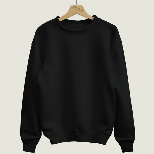 FRAGMENT Heavyweight Oversized Black Sweatshirt