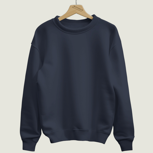 FRAGMENT Heavyweight Oversized Navy Sweatshirt
