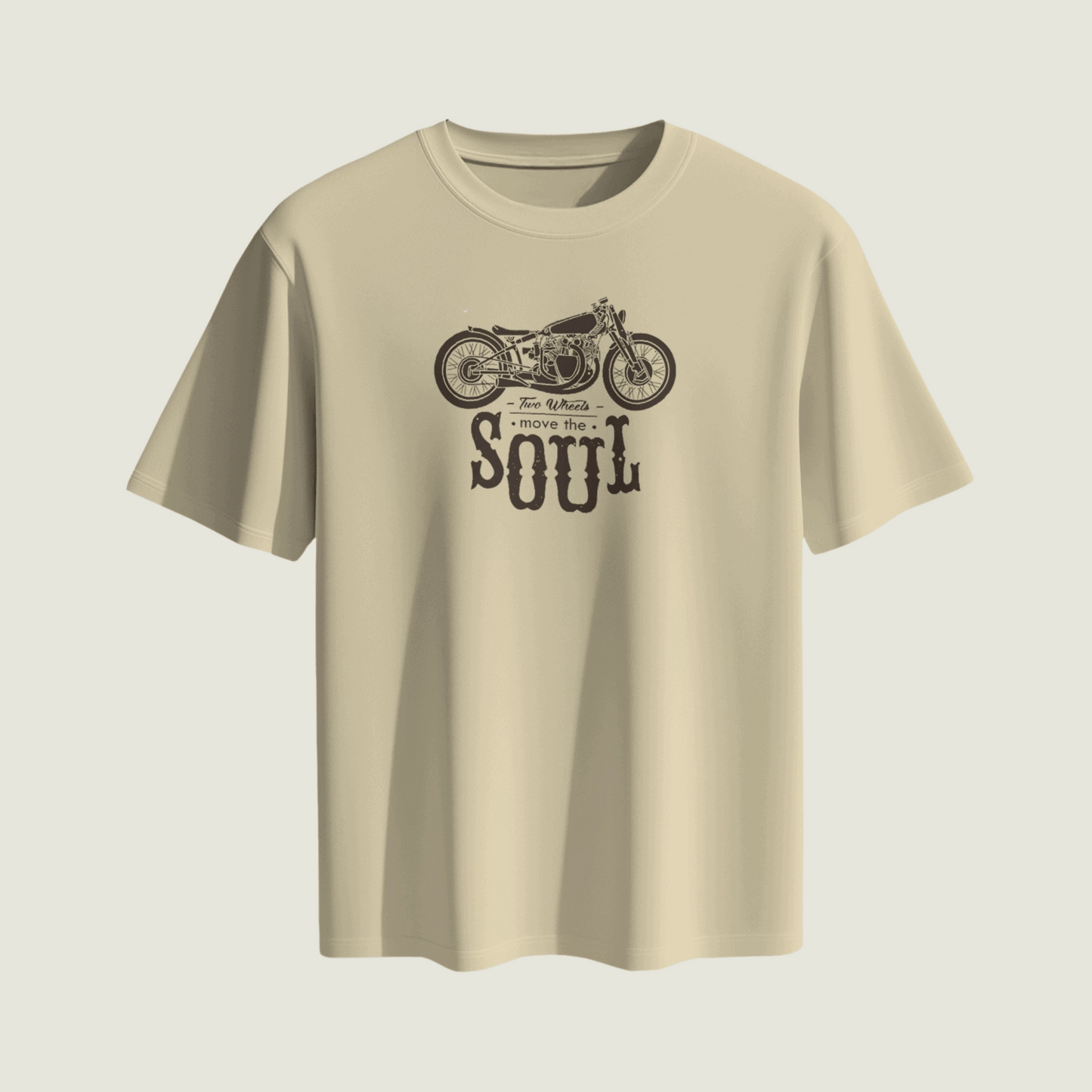 FRAGMENT Rider’s Code Beige Supima Classic Fit Tee