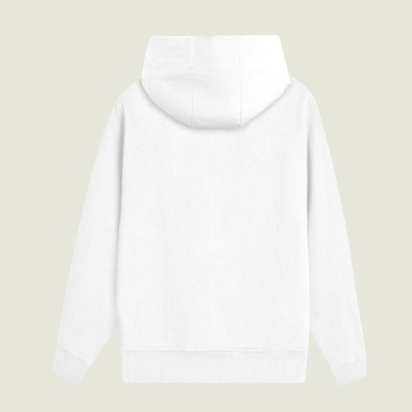 FRAGMENT Heavyweight White Zip-Up Hoodie