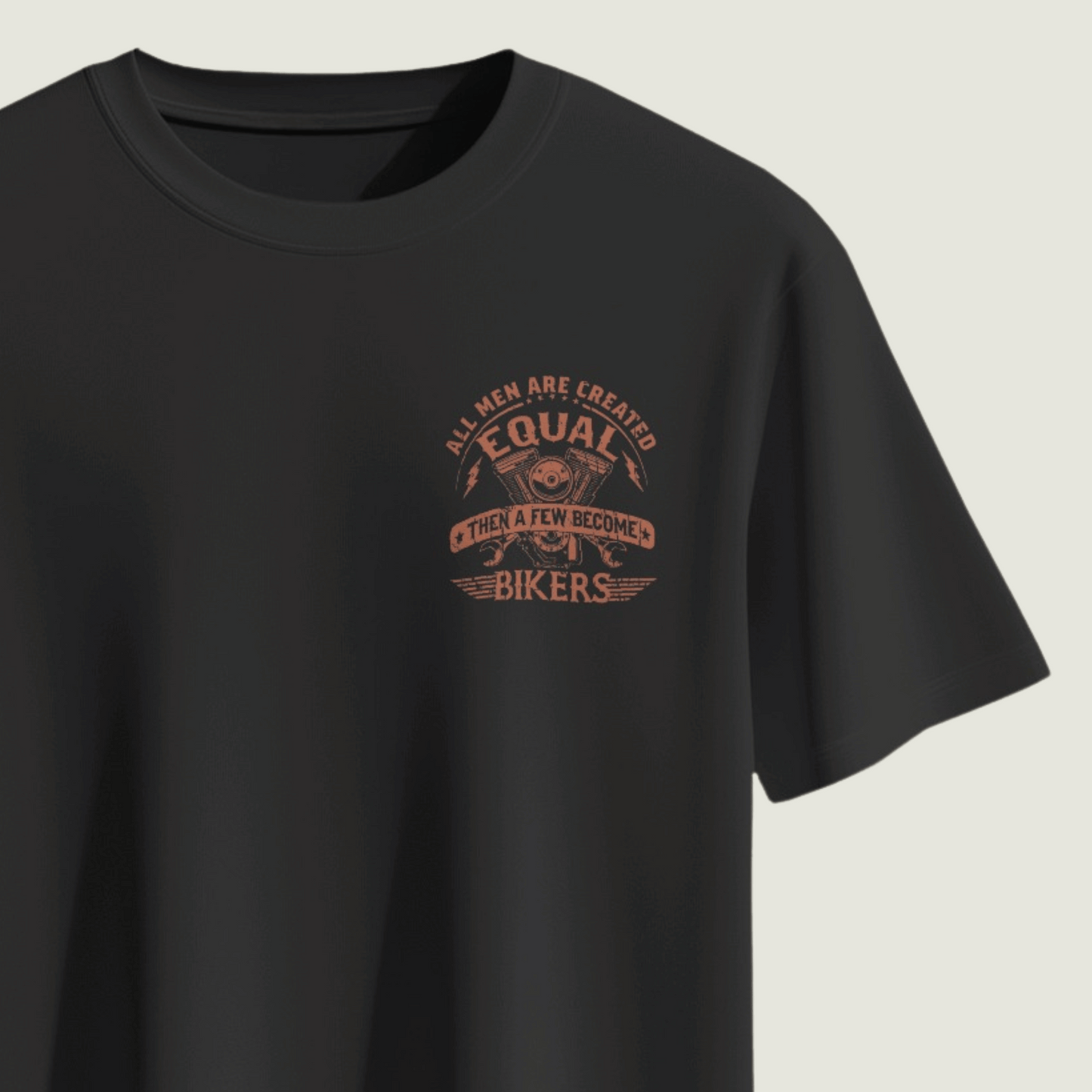 FRAGMENT Rider’s Code Black Supima Classic Fit Tee