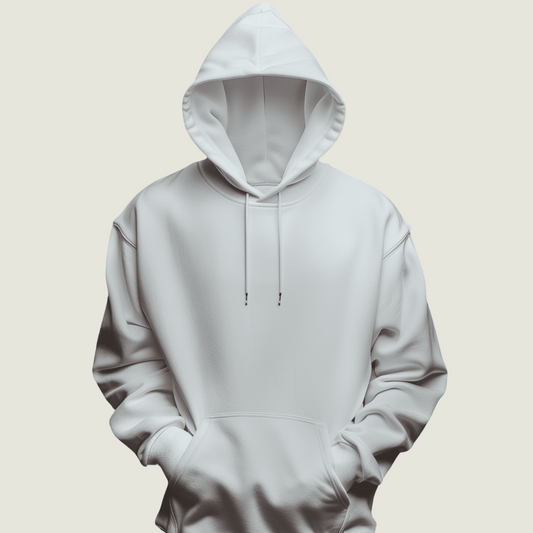 FRAGMENT Heavyweight Oversized White Hoodie