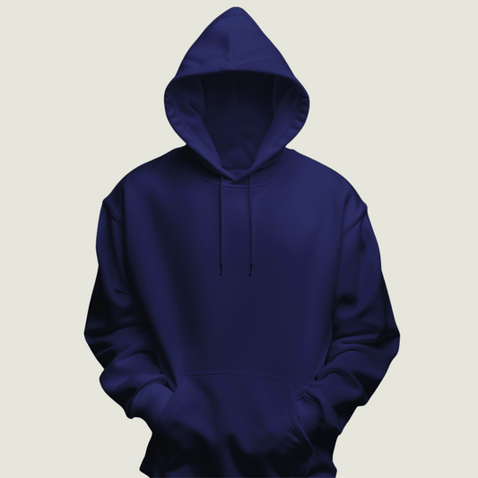 FRAGMENT Heavyweight Oversized Navy Hoodie